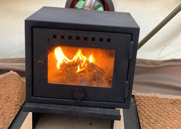 Home Farm Radnage Glamping Bell Tent 8, With Log Burner And Fire Pit