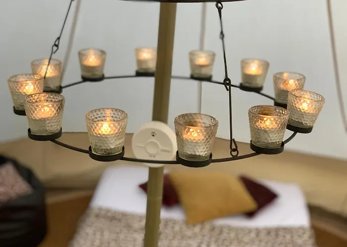 Home Farm Radnage Glamping Bell Tent 8, With Log Burner And Fire Pit